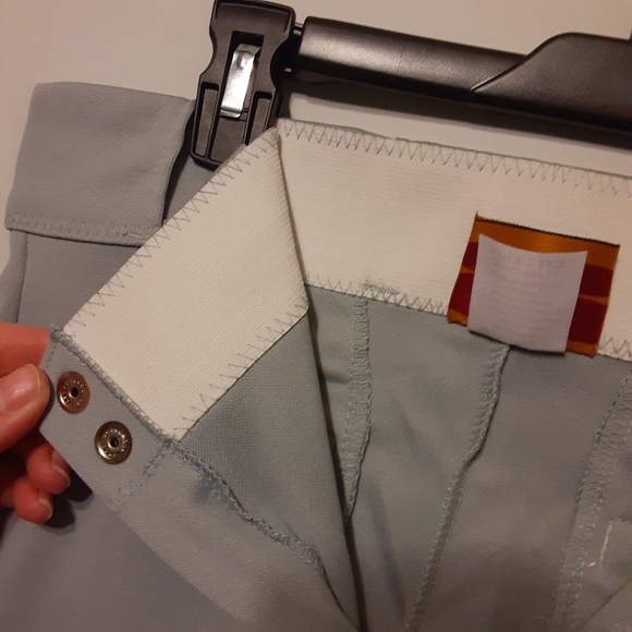 A STAR BASEBALL/SOFTBALL PANTS GREY BELT LOOP ELASTIC STRETCH ADULT LARGE  NWT. - Picture 12 of 12